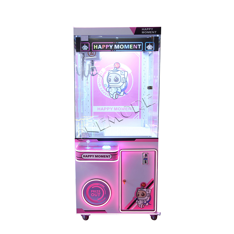 Arcade Vending Machines For Sale - Happy Moment Metall-Greifkran-Maschine – Münzbetriebener Preisautomat