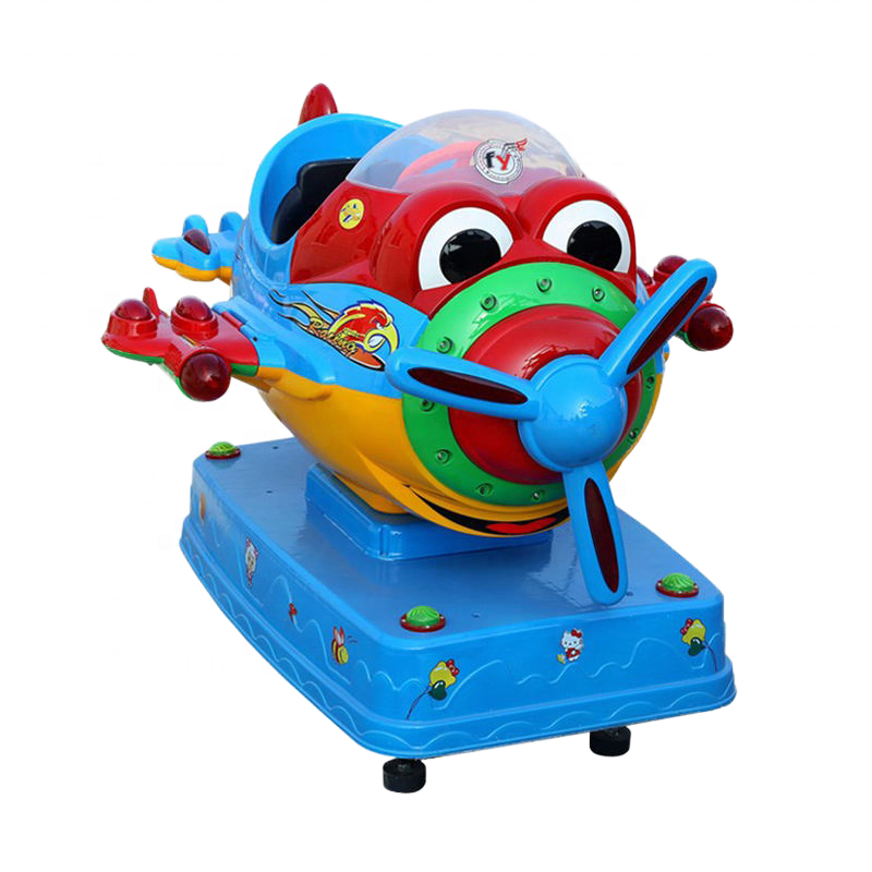 Coin Operated Kiddie Ride - Münzbetriebene Vergnügungsmaschine, Schaukel, Schaukelauto und Flugzeug,