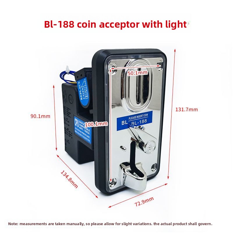 Coin Operated Kiddie Ride - BL188 Münzprüfer mit Licht und Anti-Jam-Münzerkennung