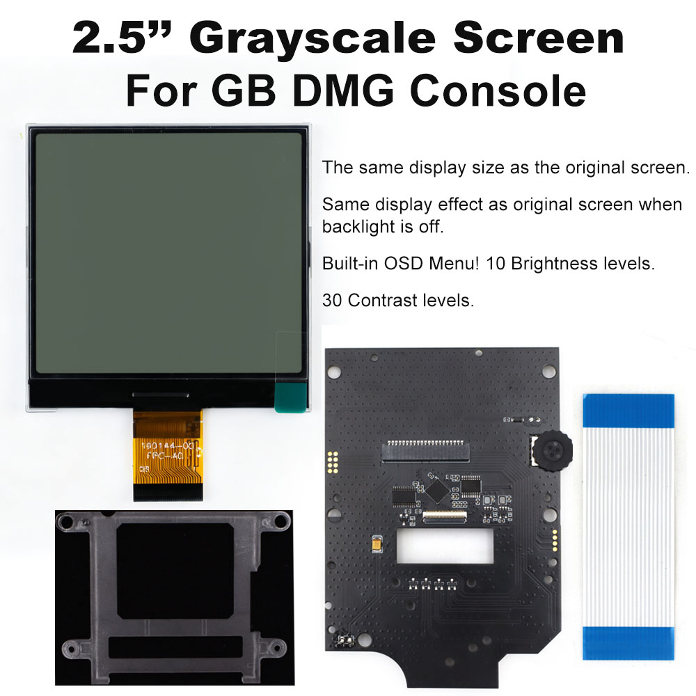 HISPEEDIDO 2,5 Zoll Graustufen – Lcd Screen Arcade Bewertung und Preis